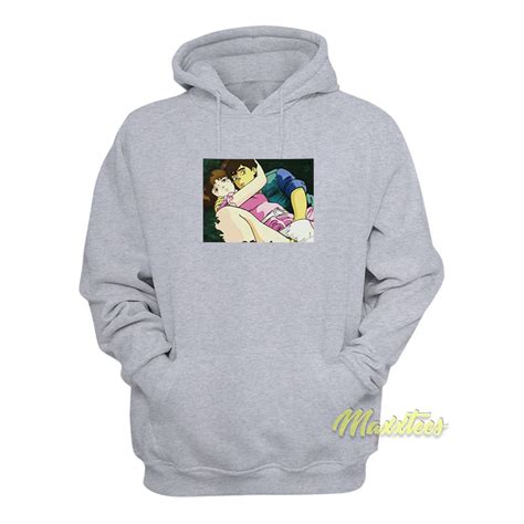 Supreme x Toshio Maeda collaboration full zip hoodie cotton gray .